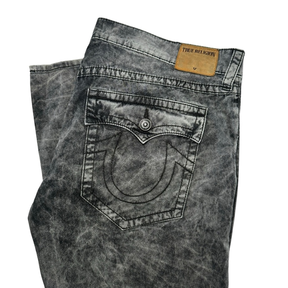 Size 40 Black Tru region Rickey black acid jeans